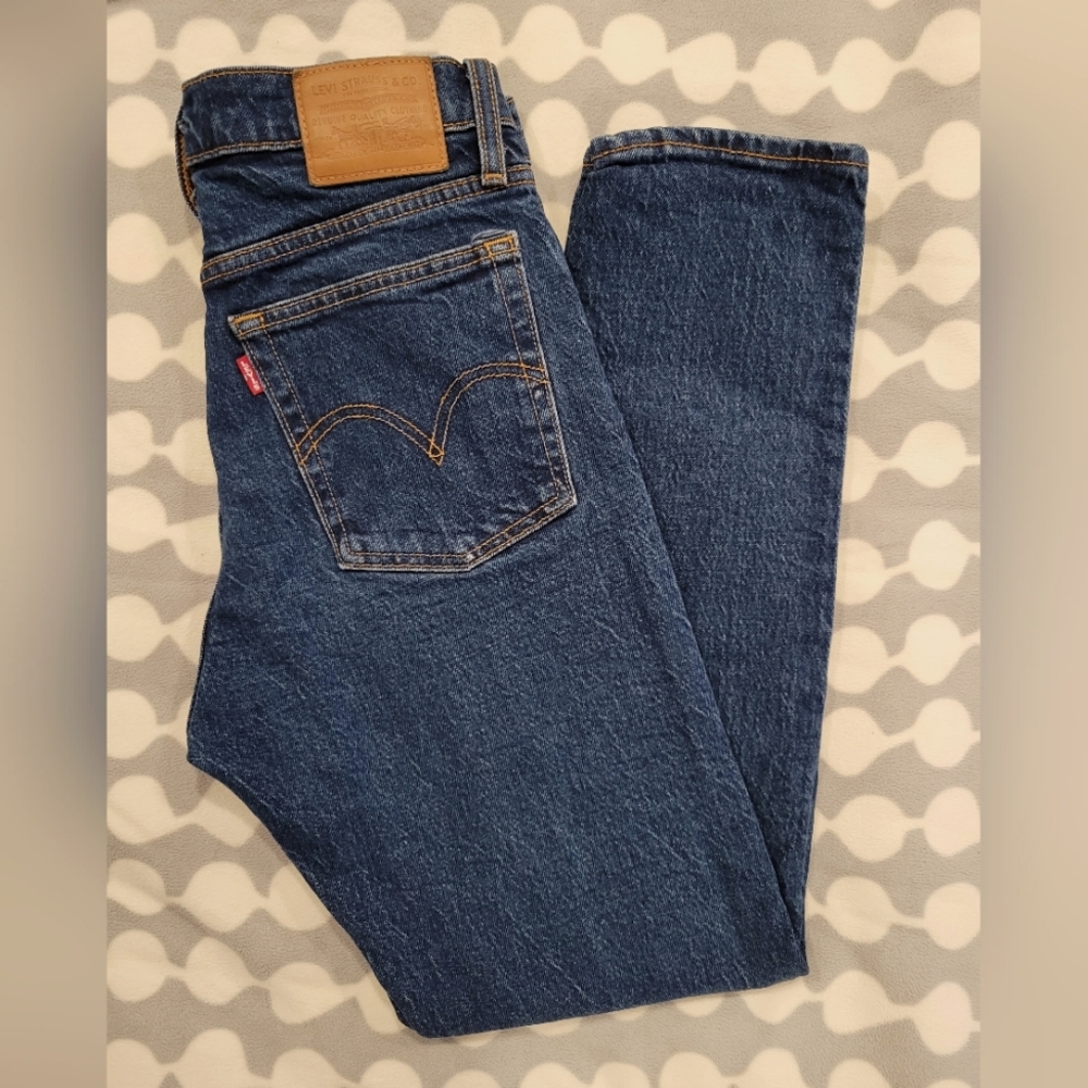 LEVI'S Wedgie Button Fly Jean sz 26